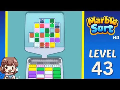 Marble Sort Level 43 walkthrough preview