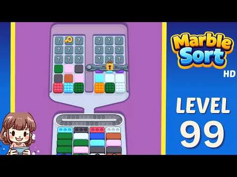Marble Sort Level 99 walkthrough preview