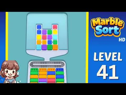 Marble Sort Level 41 walkthrough preview