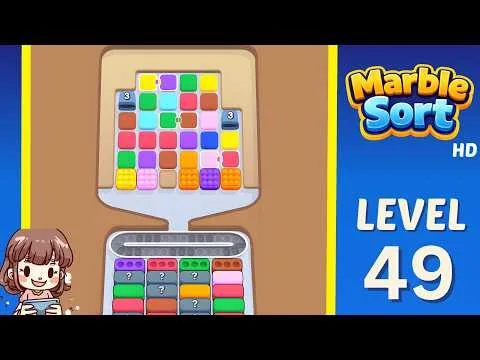 Marble Sort Level 49 walkthrough preview