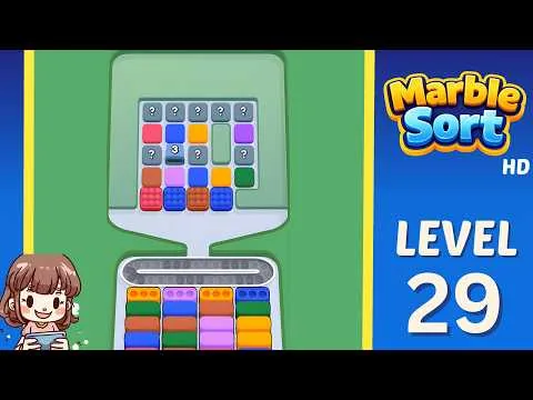 Marble Sort Level 29 walkthrough preview