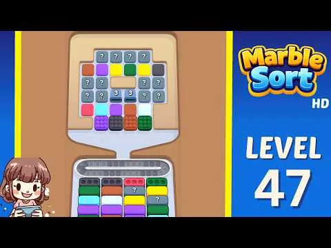Marble Sort Level 47 walkthrough preview