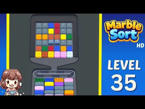 Marble Sort Level 35 walkthrough preview