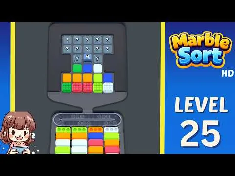 Marble Sort Level 25 walkthrough preview