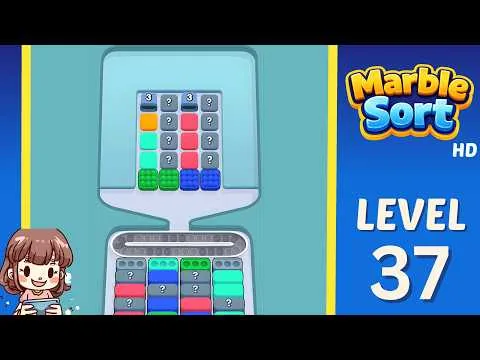Marble Sort Level 37 walkthrough preview