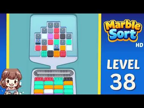 Marble Sort Level 38 walkthrough preview