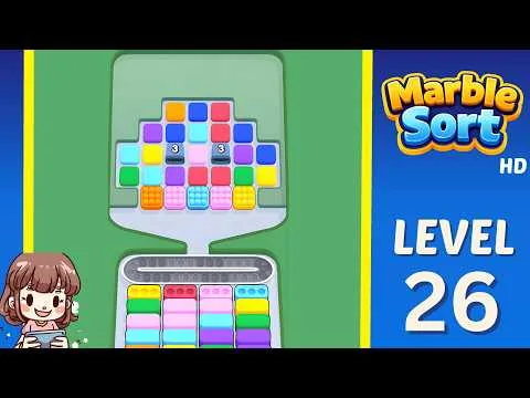 Marble Sort Level 26 walkthrough preview