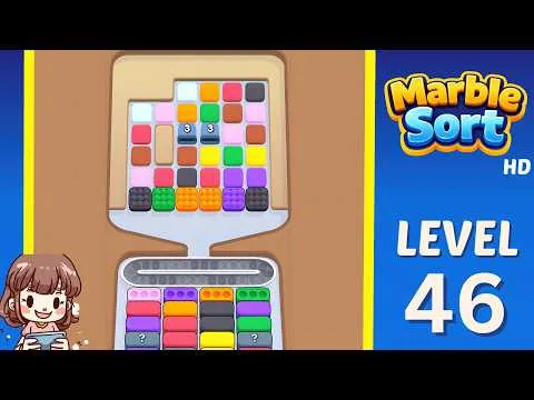 Marble Sort Level 46 walkthrough preview
