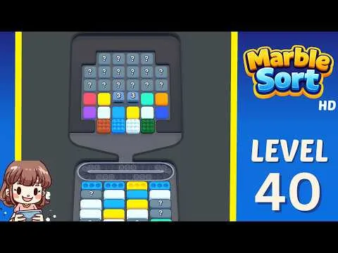 Marble Sort Level 40 walkthrough preview