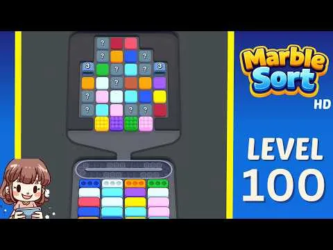 Marble Sort Level 100 walkthrough preview