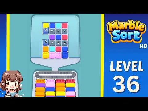 Marble Sort Level 36 walkthrough preview