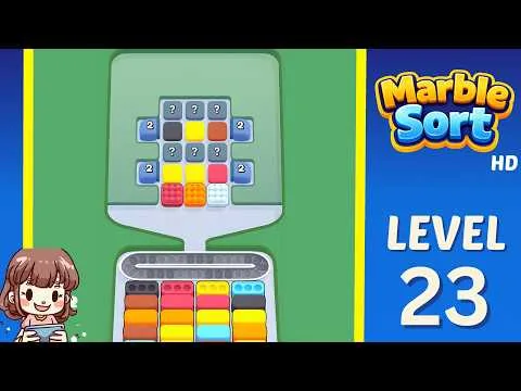 Marble Sort Level 23 walkthrough preview
