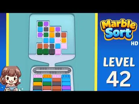 Marble Sort Level 42 walkthrough preview