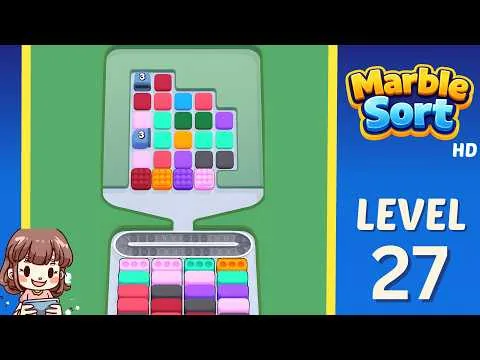 Marble Sort Level 27 walkthrough preview