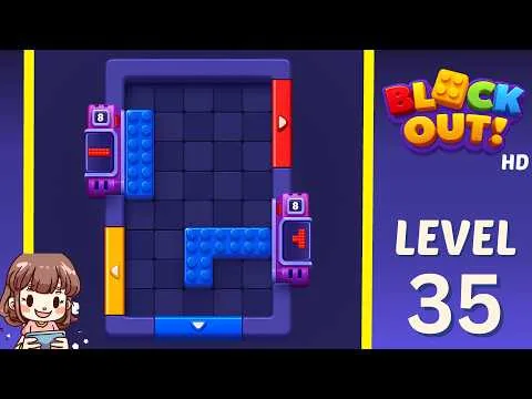 Block Out! Level 35 walkthrough preview