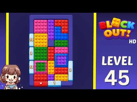 Block Out! Level 45 walkthrough preview