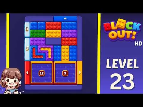 Block Out! Level 23 walkthrough preview