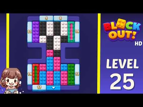 Block Out! Level 25 walkthrough preview