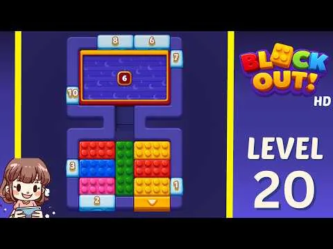 Block Out! Level 20 walkthrough preview
