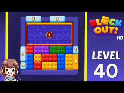 Block Out! Level 40 walkthrough preview