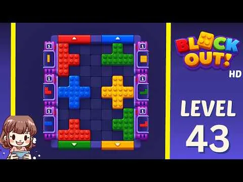 Block Out! Level 43 walkthrough preview