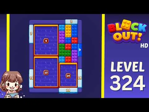 Block Out! Level 324 walkthrough preview