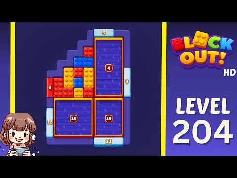 Block Out! Level 204 walkthrough preview