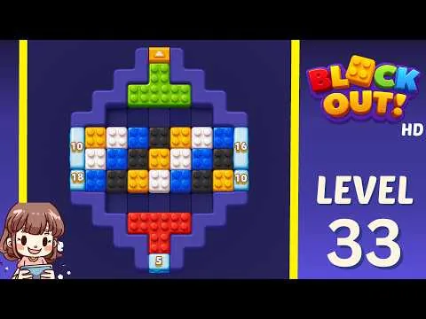 Block Out! Level 33 walkthrough preview