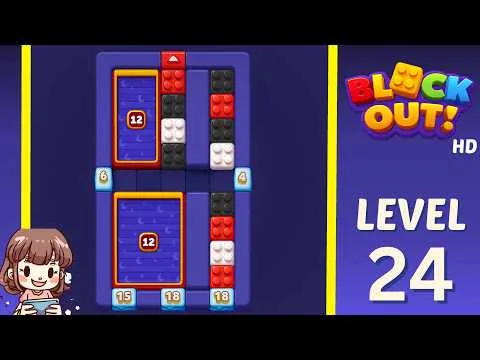 Block Out! Level 24 walkthrough preview