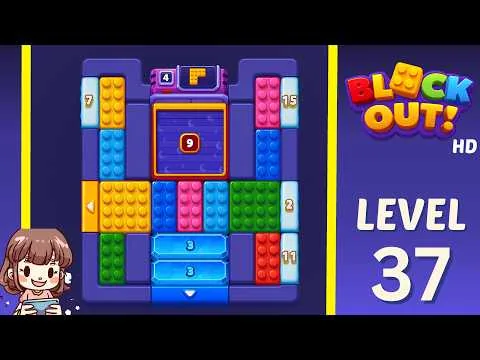 Block Out! Level 37 walkthrough preview