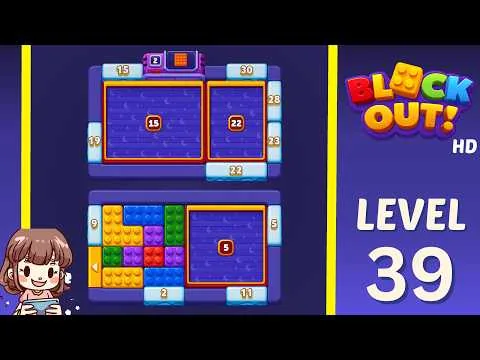 Block Out! Level 39 walkthrough preview