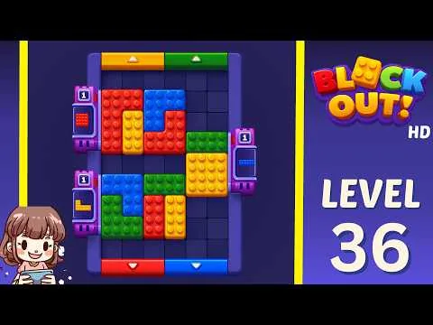 Block Out! Level 36 walkthrough preview