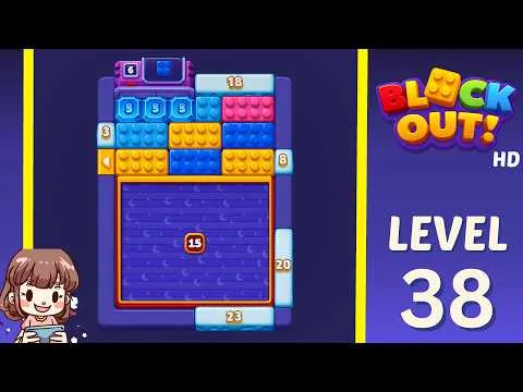 Block Out! Level 38 walkthrough preview