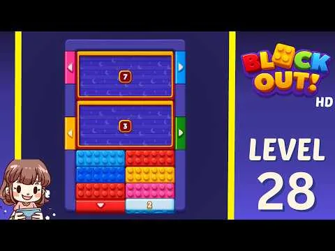 Block Out! Level 28 walkthrough preview