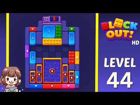 Block Out! Level 44 walkthrough preview