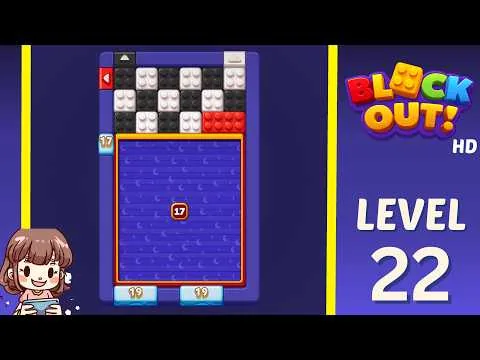 Block Out! Level 22 walkthrough preview
