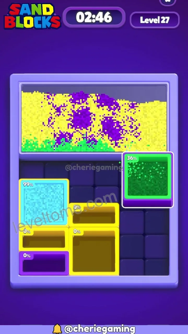 Sand Blocks Level 27 step 3
