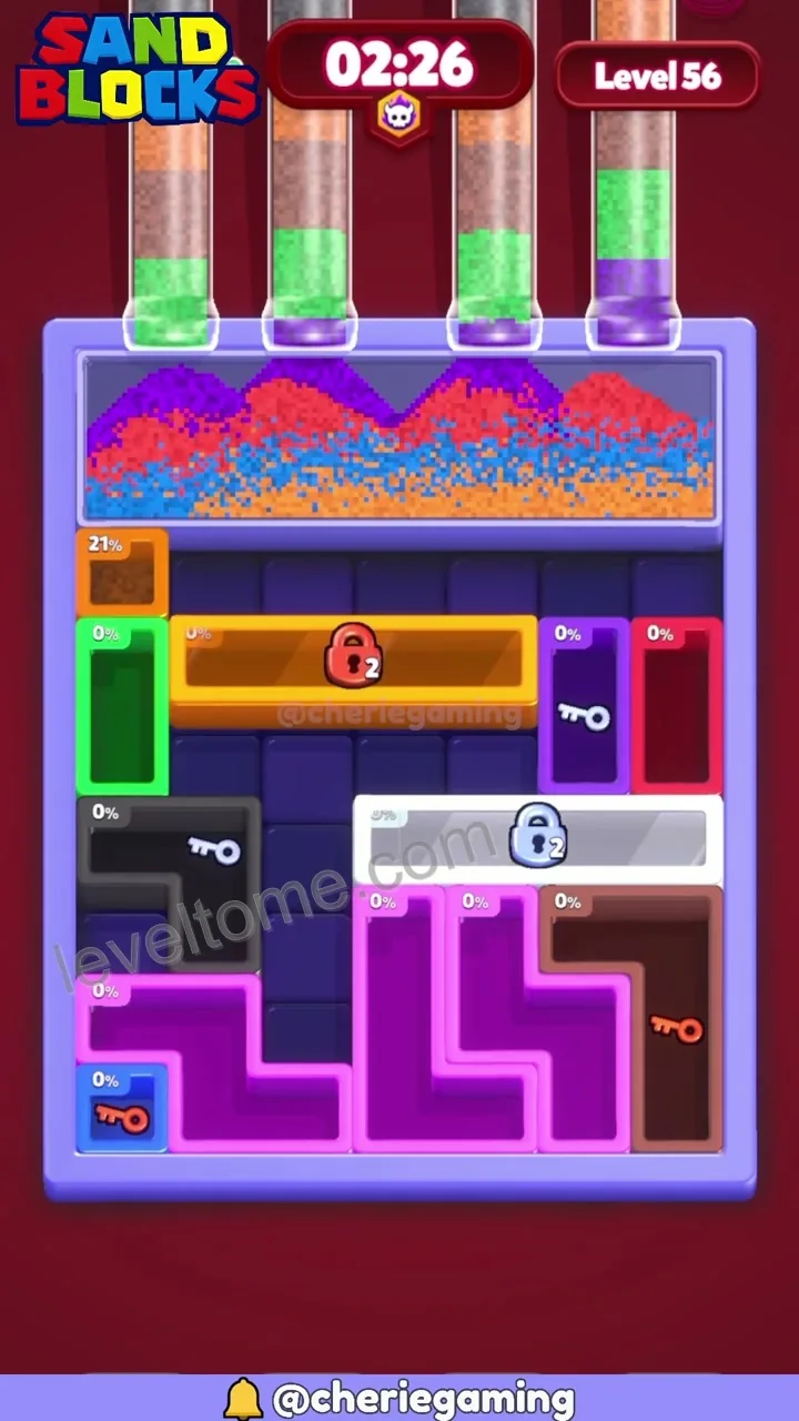 Sand Blocks Level 56 step 4