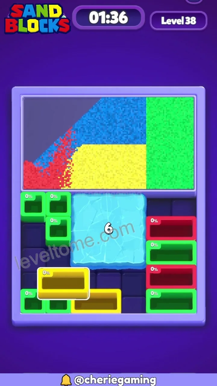 Sand Blocks Level 38 step 4