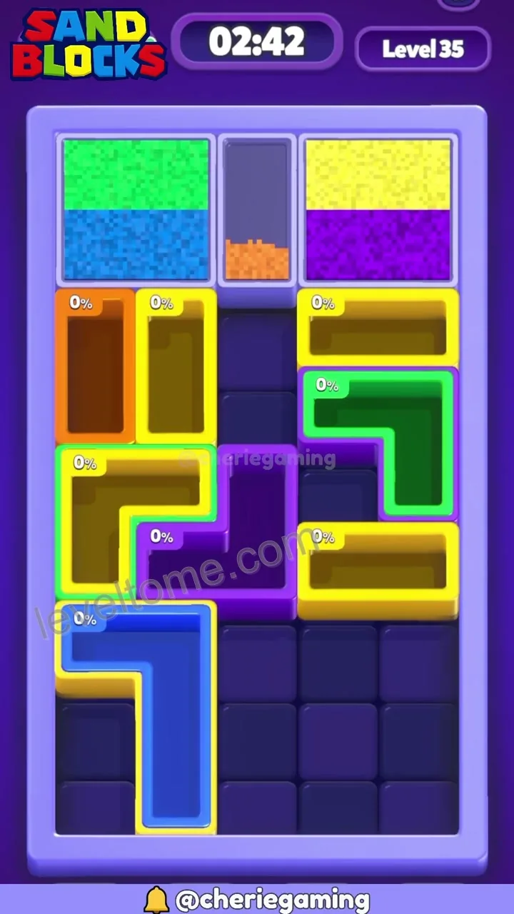 Sand Blocks Level 35 step 3