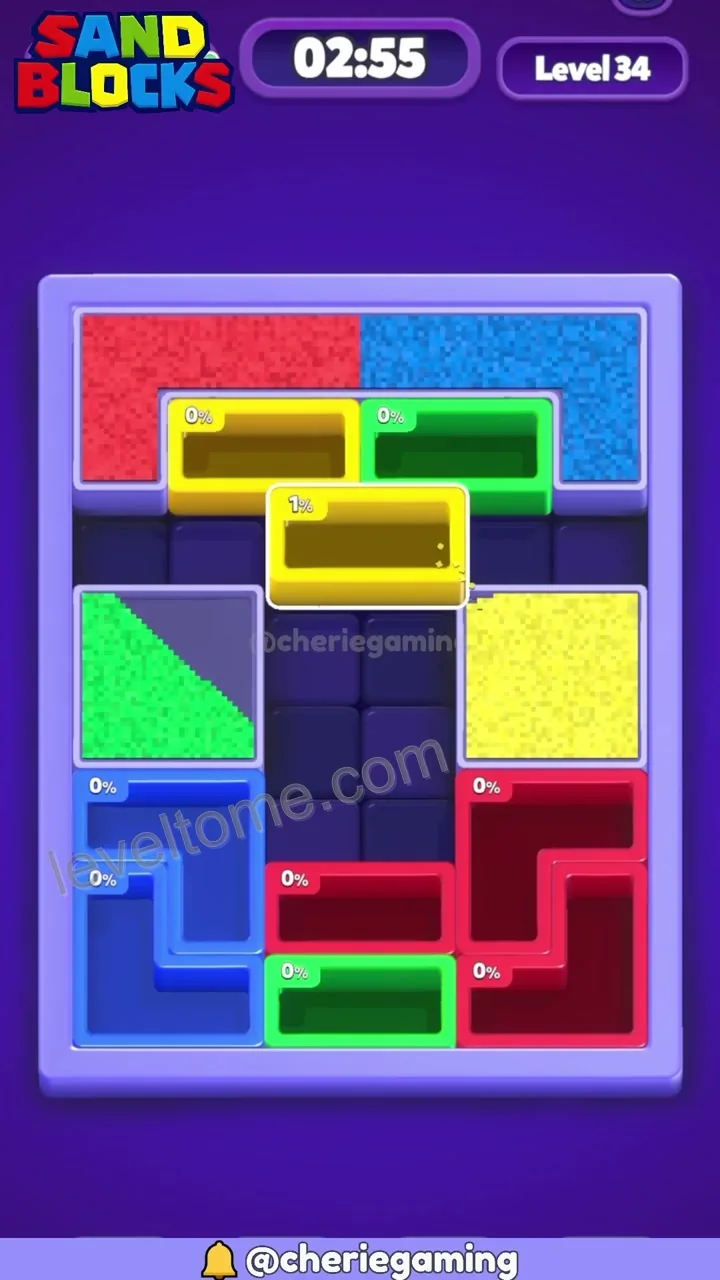 Sand Blocks Level 34 step 3