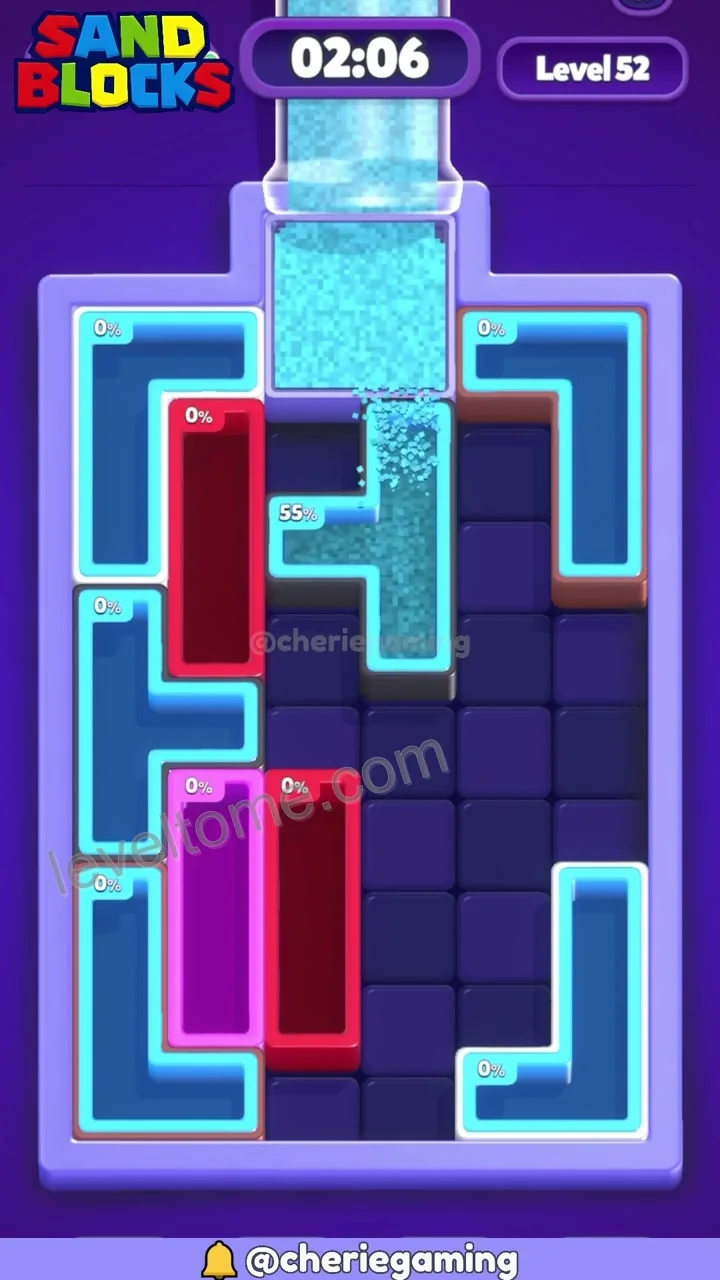 Sand Blocks Level 52 step 4