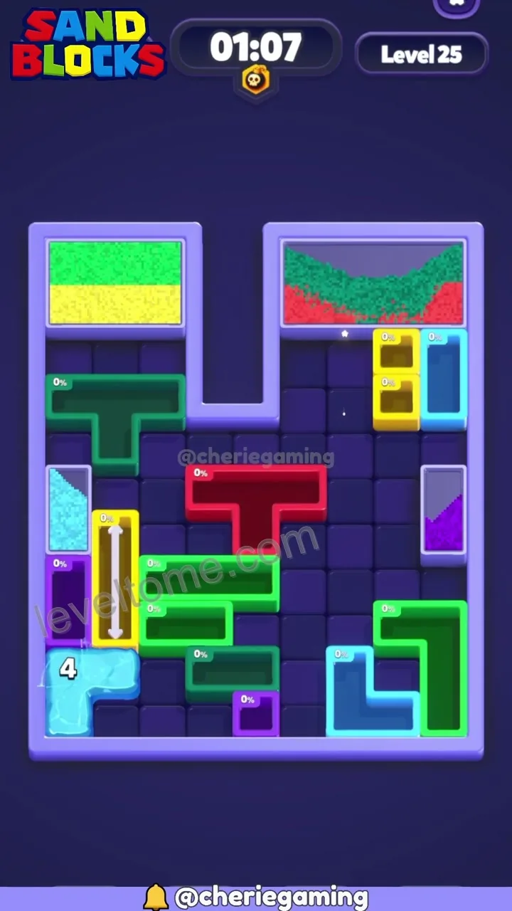 Sand Blocks Level 25 step 5