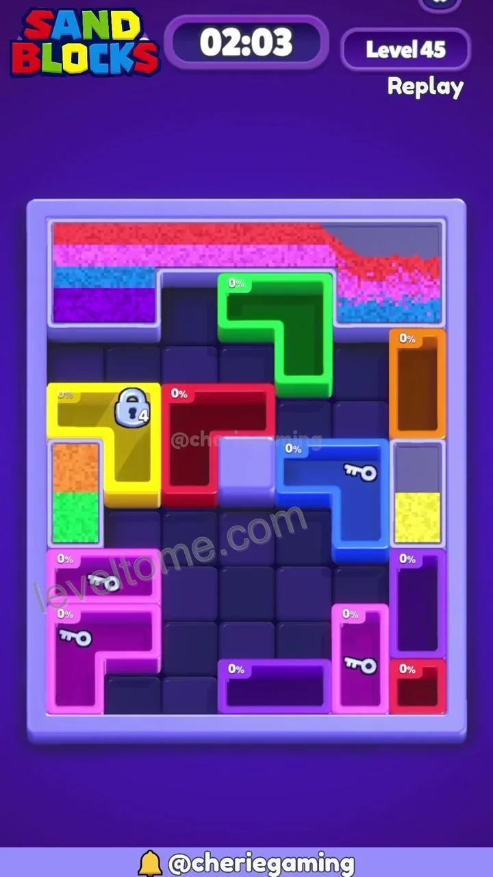 Sand Blocks Level 45 step 7