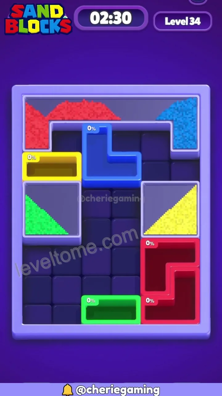 Sand Blocks Level 34 step 6