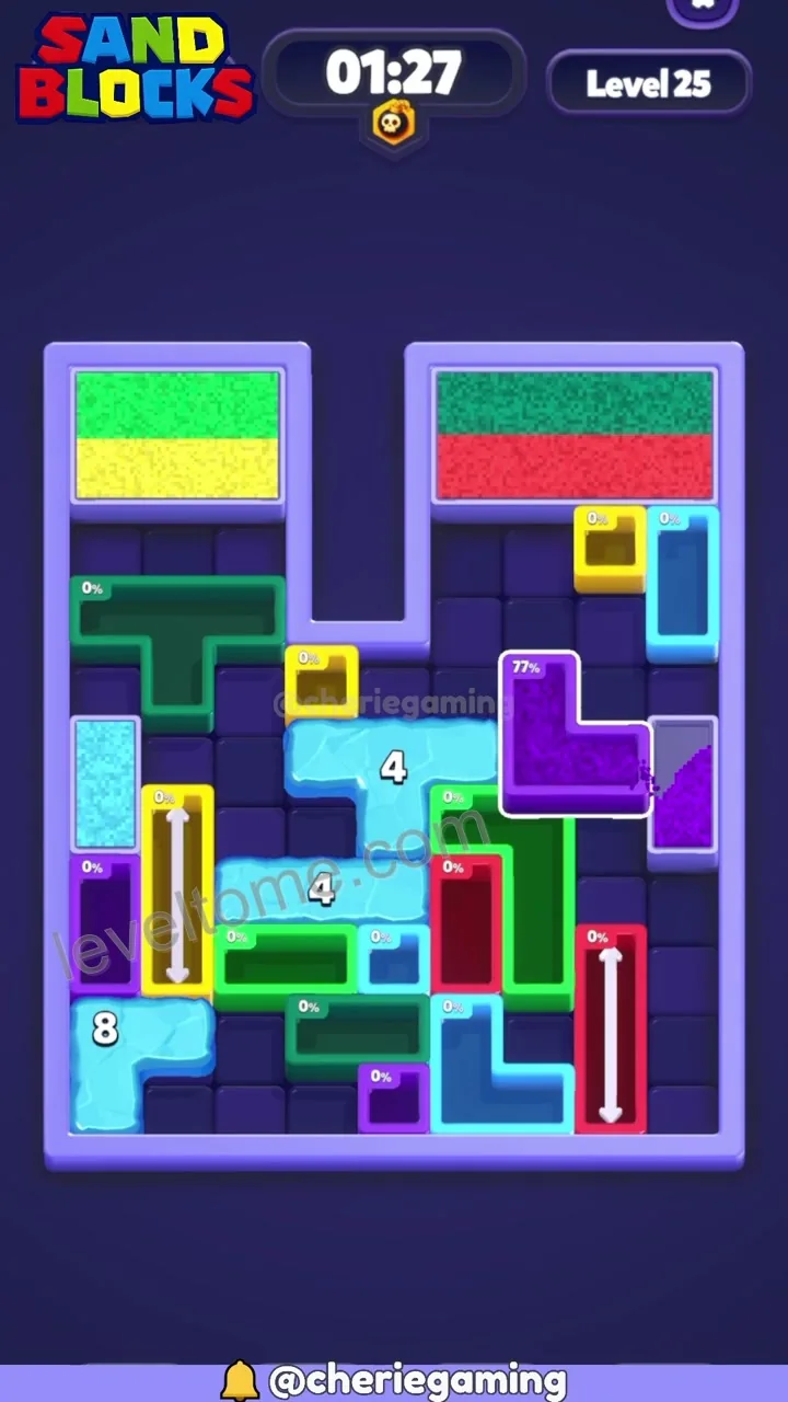 Sand Blocks Level 25 step 2