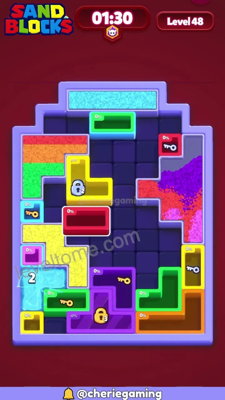 Sand Blocks Level 48 step 3