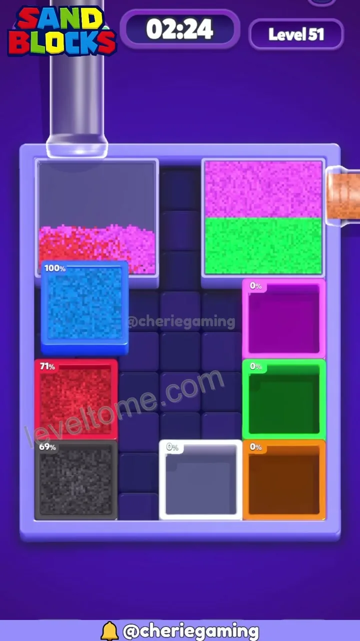 Sand Blocks Level 51 step 5