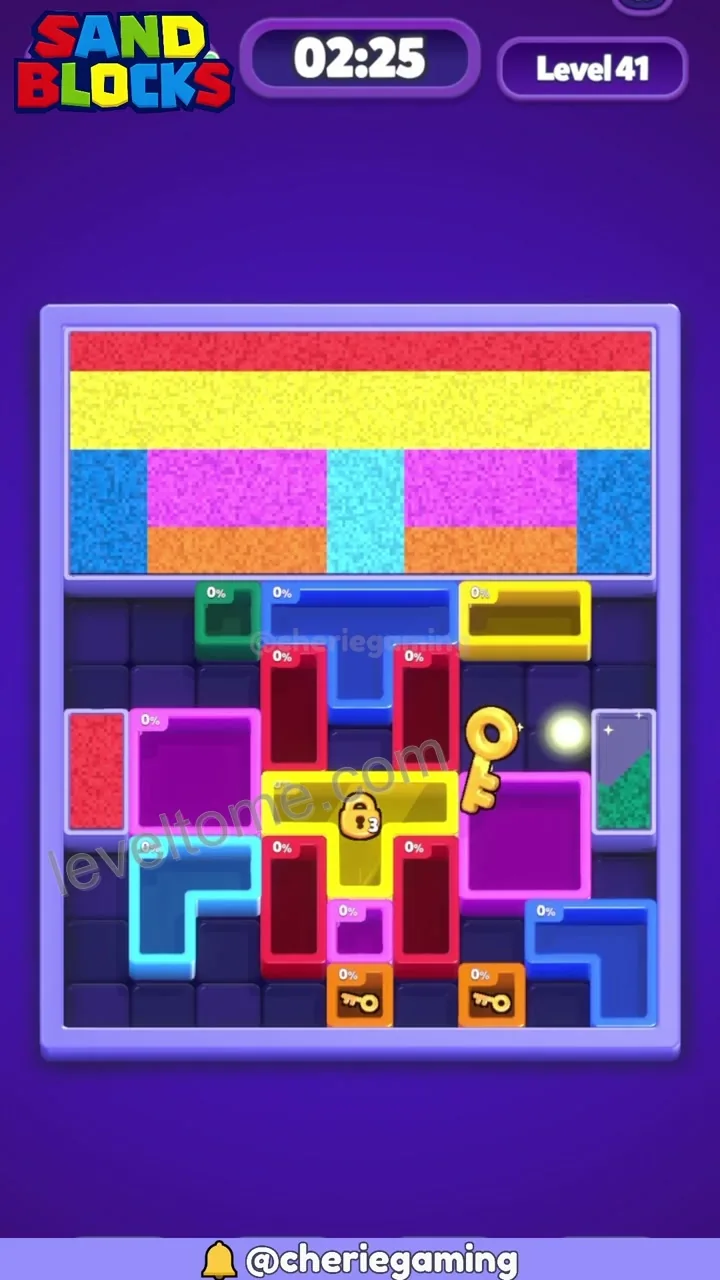 Sand Blocks Level 41 step 2