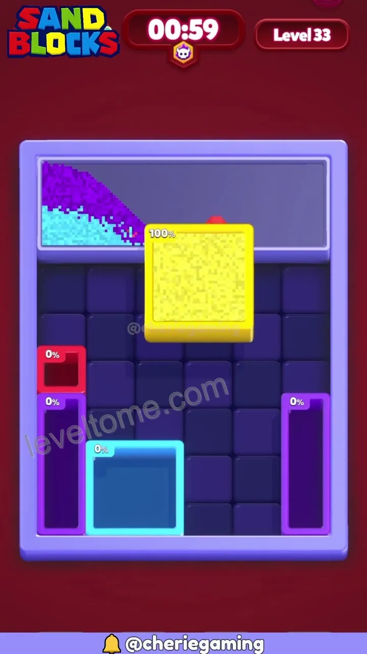 Sand Blocks Level 33 step 6